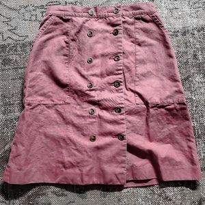LL Bean Vintage Canvas Skirt